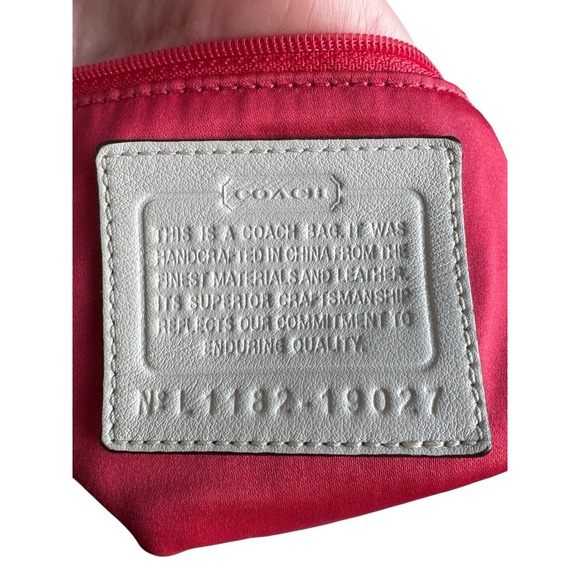 Coach Poppy Flower Sequin Stud Whipstitch Floral Duffle Large Tote Shoulder Bag - Picture 11 of 11